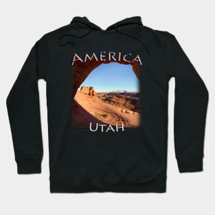 America - Utah - Delicate Arch through a window Hoodie